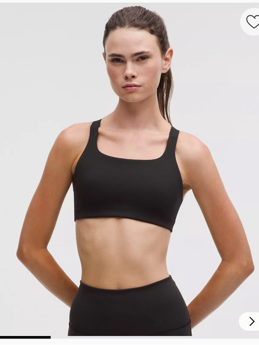 Ultralu Square-Neck Workout Bra
Medium Support, B/C Cup